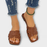 Diva - Plokščios šlepetės moterims