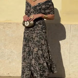 Luana® | Elegantiška suknelė su V formos iškirpte