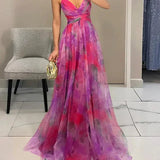 Madeline | Ilgas gėlių suknelė, skirta be pastangų elegancijai