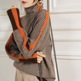 Leonor | Prabangus aukštos apykaklės megztinis