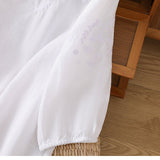 Kissina | Išsiuvinėta medvilninė ir lino blusa