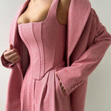 Elegancija - Trijų dalių komplektas su peršalimo švarku