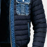 Leon™ | Hibridinė džinsinė pūkinė striukė miesto stiliui