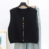 Maribele | Megztinis su spalvotais mygtukais