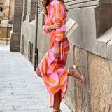 Louisa | Vasarinė Apvalkalo Suknelė su Lengvu Apykakle