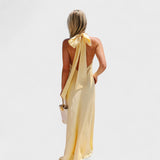 Martina - Suknelė su satino kaspinu