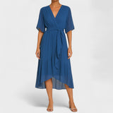 Yalina - Elegantiška suknelė su reguliuojamu liemeniu