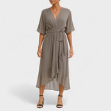 Yalina - Elegantiška suknelė su reguliuojamu liemeniu