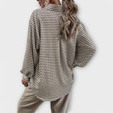 Ashley - Ilgomis Rankovėmis Vintage Blusa