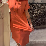 Saskia™ | Kasdienis suknelė su gobtuvu