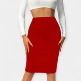 Aukšta biuro sijonas