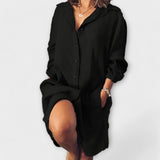 Clara | Laisvalaikio lininė blusa