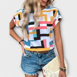 Mónica - Trumpa rankovė blusa