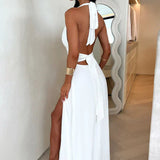 Selena | Sklandus Suknelė su Išskirtiniu Kirpimu