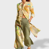 Inês™ ｜ Lengvas Vasaros Lino Komplektas