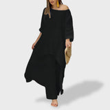 Filipa™ | Lengvas lino komplektas atostogoms