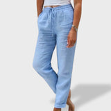 Benedita™ | Lengvos lininės kelnės