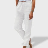 Benedita™ | Lengvos lininės kelnės