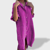 Beatriz™｜Laisvas Lino Suknelė