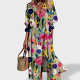 Odessa - Boho Lino Suknelė