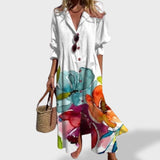 Odessa - Boho Lino Suknelė