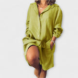 Clara | Laisvalaikio lininė blusa