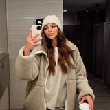 Nadia | Šiltas ir Minkštas Žiemos Paltas