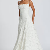 Francisa™ | Ilga Suknelė su Nėriniuotu Korsetu