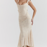 Nalina™ | Maxi Suknelė – Elegancija Kiekviename Detalyje