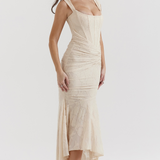 Nalina™ | Maxi Suknelė – Elegancija Kiekviename Detalyje