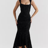 Nalina™ | Maxi Suknelė – Elegancija Kiekviename Detalyje