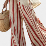 Vanessa| Elegantiškas Komplektas Su Raudonomis Juostelėmis