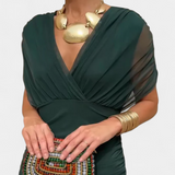 Luana® | Elegantiška suknelė su V formos iškirpte