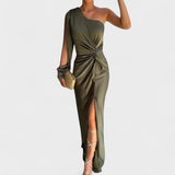 Kelly - Asimetrinė vakarinė suknelė