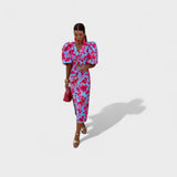 Lily - Tropinė Ugnies Suknelė