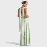 Maliyah suknelė - Asimetrinis kirpimas Mėtų