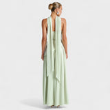 Maliyah suknelė - Asimetrinis kirpimas Mėtų