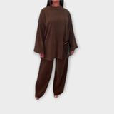 Ingrid – Plus Size Acanalado Stiliaus Komplektas