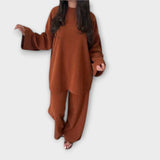Ingrid – Plus Size Acanalado Stiliaus Komplektas