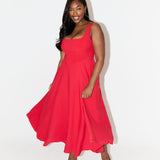 Amélia™ | Laidinė Midi Suknelė, Laiko Patikrinta ir Sklandi