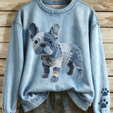 Vida - Prancūzų buldogo džemperis moterims